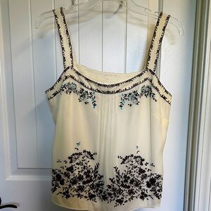 Ann Taylor Petites Embroidered Blouse